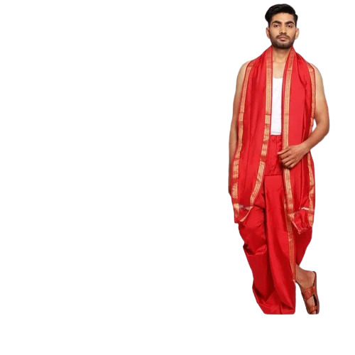  Silk Dhoti Dupatta Set