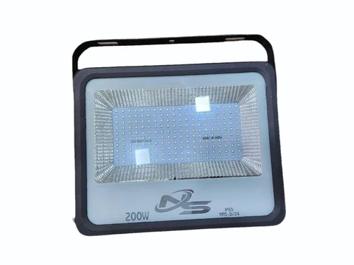 LED Flood Light - 200W Metal Material Black and White Color IP66 Rated Wall and Stand Mounting Options