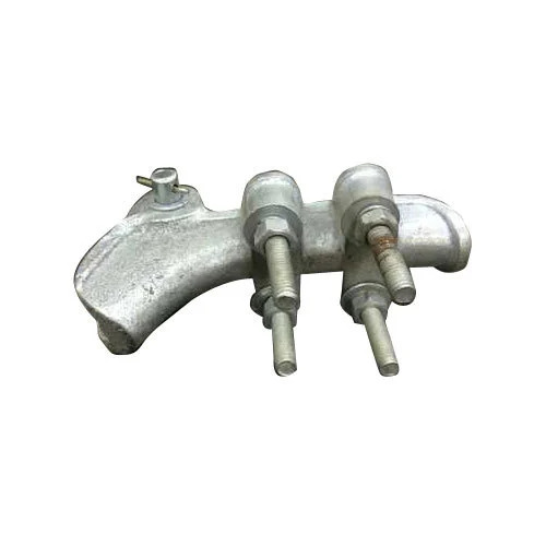Aluminium Dead End Clamp - Galvanized Sheet Metal, Silver Color | Lightweight, Durable, Corrosion-resistant, Easy Installation, High Load Capacity
