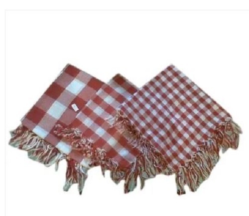 Cotton Check Printed Arafat Scarf