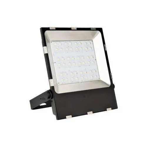 Electric LED Flood Light - Metal, Square Shape, Pure White Color | Outdoor Application, 2 Year Warranty, Available in Black and White