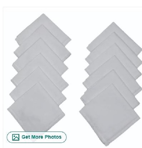 Gents Handkerchief - 100% Cotton, Plain Dyed | Easy to Wash, Elegant Look, Fade Resistant, Perfect for Gifting