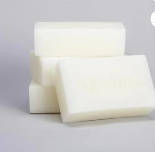 Goat Milk Soap Base - Goat Milk & Glycerin, Rectangular Shape, White Color, Plain Pattern, All Skin Type