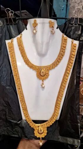 Gold Plated Finish Premium Fancy Necklace Sets