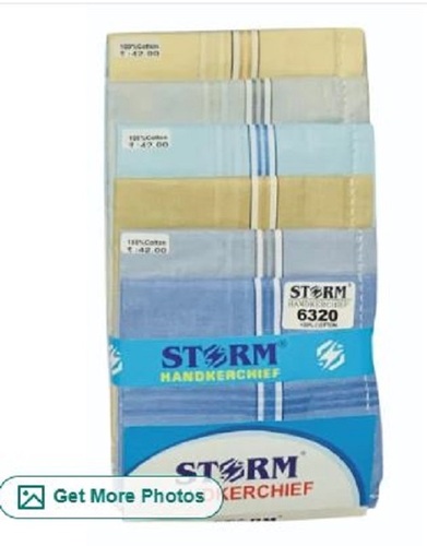 Light Color Handkerchief - Wear and Tear Resistant Fabric | Wrinkle Free, Skin Friendly, Ideal for Gifting, Available in Various Colors