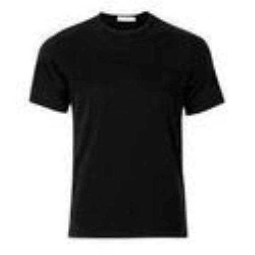 Mens T-Shirt - Cotton Mega Sleeves | Premium Black, Tailored Fit, Optimum Quality, Easy Care, Breathable Material