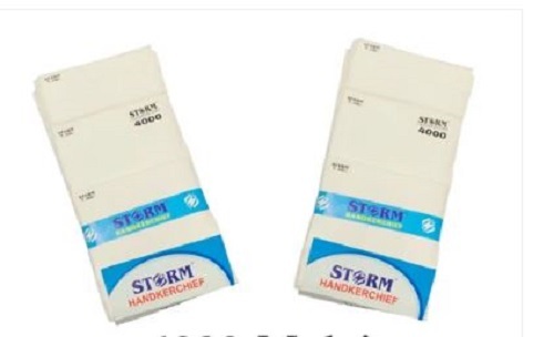 Mens White Handkerchief
