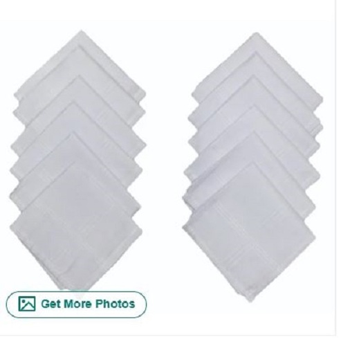 Plain White Handkerchief