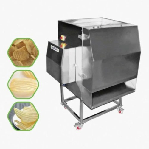 Potato Chips Making Machine - 30-40 kg/hr Capacity, 1 hp Automatic Operation | Power Efficient, High Performance