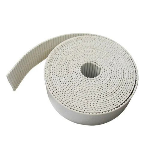 Pu Open Ended Single Sided Timing Belt - 7/8'' Size, 70 Mm Width, 8 Mm Thickness, White Color | Ideal For Tiles, Ceramic And Printing Applications