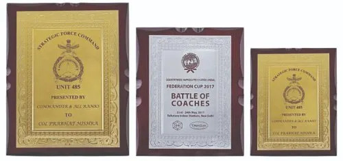 Rectangular Wooden Plaque Momento
