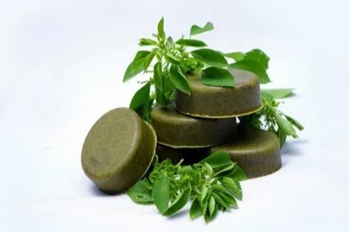 Round Herbal Bath Soap