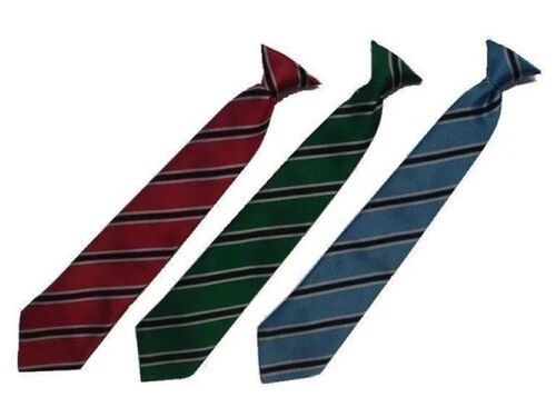School Ties - Premium Cotton Blend, Adjustable Length | Durable Fabric, Wrinkle-resistant, Fade-resistant, Comfortable Fit, Easy To Tie