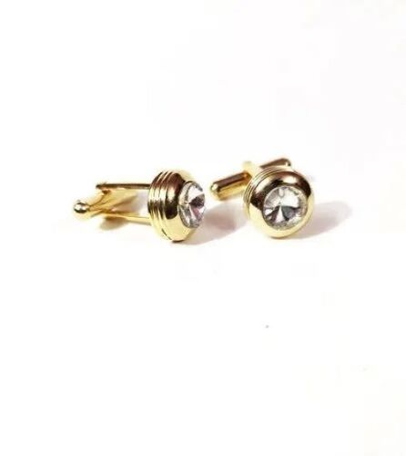 Sterlig Golden Cufflink