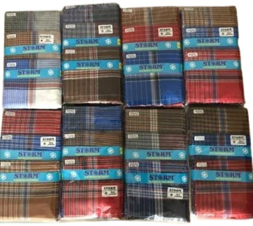 Striped Cotton Handkerchief