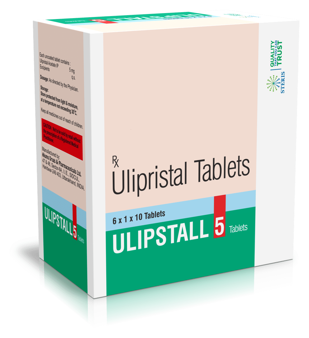 Ulipristal Tablets (5 Mg) - Recommended For: All