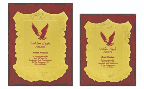 Wooden Frame Memento Trophy