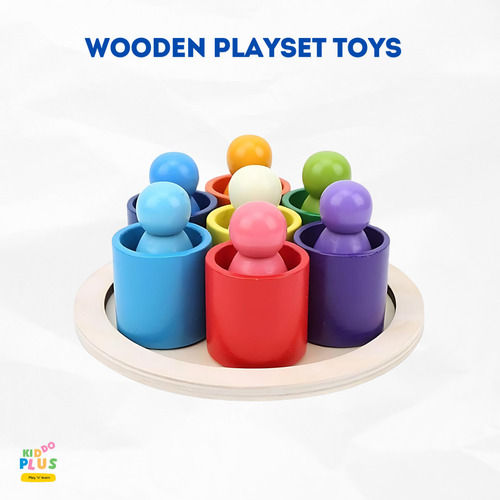 Wooden Peg Toy Play Set Toys