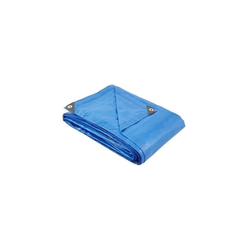 120 GSM HDPE Tarpaulin - 3 mm Thickness, Blue Color | Woven Material, Standard Design, Water Protection Canopy Cover