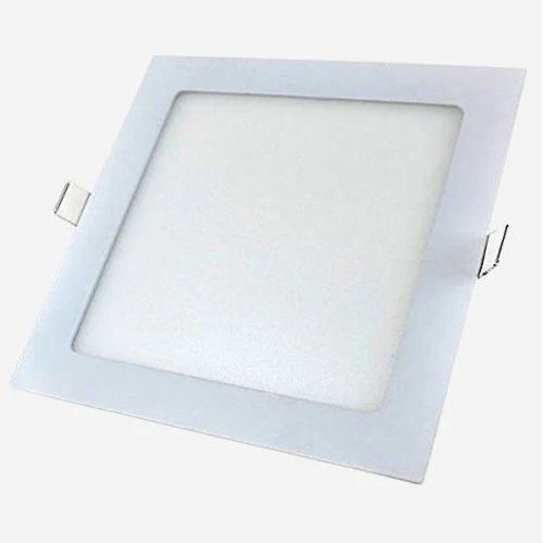 Square LED Concealed Panel Light - 21-25W, Cool Daylight 6500K, IP40, Polycarbonate Material, Home & Hotels Application - Round & Square Shape