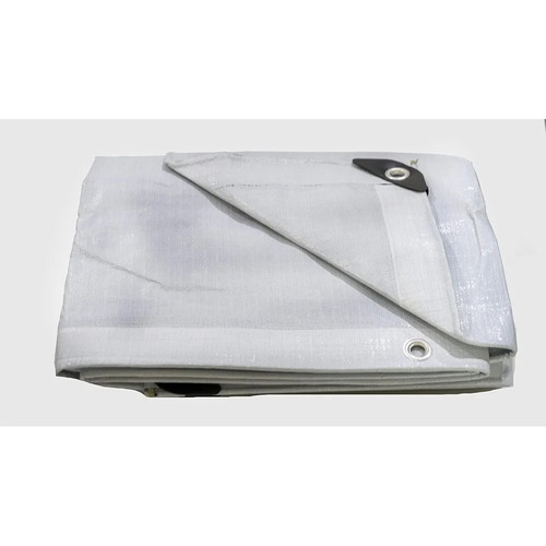 3.5mm HDPE Tarpaulin Roll - 140 GSM, Silver Color, LDPE Coated, Woven Material, Standard Design for Water Protection Covering