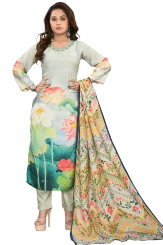 Flower Printed Kurti - 100% Cotton, Sizes S-L-XL | Light Weight, Breathable, Modern Multicolor Design for Casual Wear