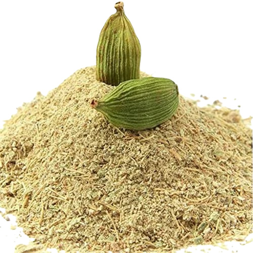 Green Cardamom Powder - Natural Dried, 100% Pure, Very Good Quality, Good for Health, 200g