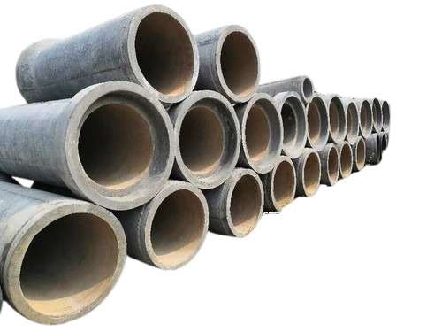 RCC Spun Pipe - 300 mm Diameter, 75 mm Wall Thickness | Grey Color, Ideal for Diverse Applications