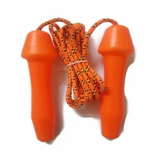Premium Handloom Multi-Color Skipping Rope - PVC Material, Eco-Friendly & Flame Retardant Features