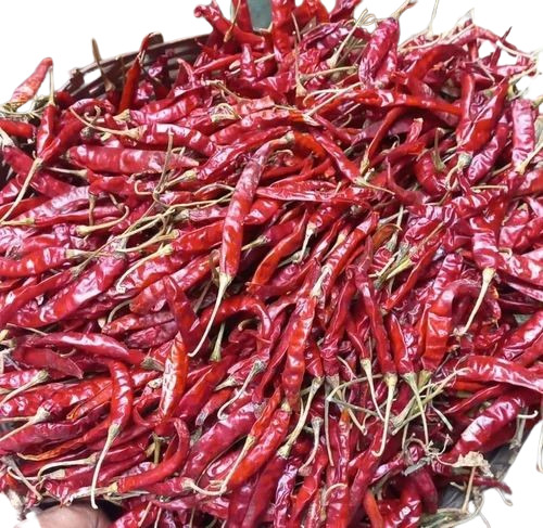 Teja Dry Red Chilli - Fresh, Very Good Quality, 100% Pure | Natural Dried, Good for Health, Spicy Taste, Whole Pieces