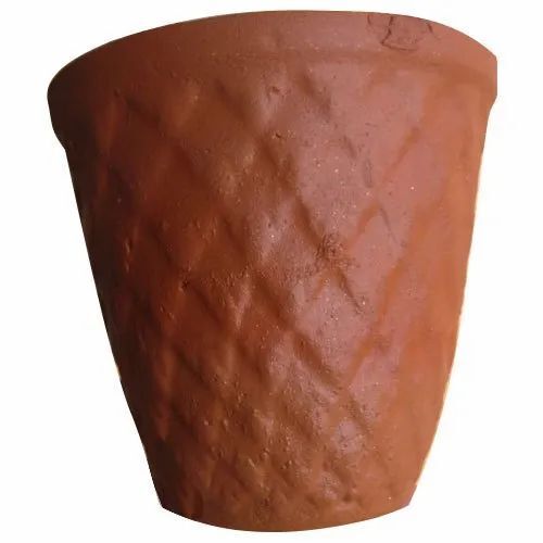 Terracotta Kullad - Natural Clay, Round Shape | Handcrafted, Eco-Friendly, Porous Material Enhances Flavor, Rustic Dining Charm