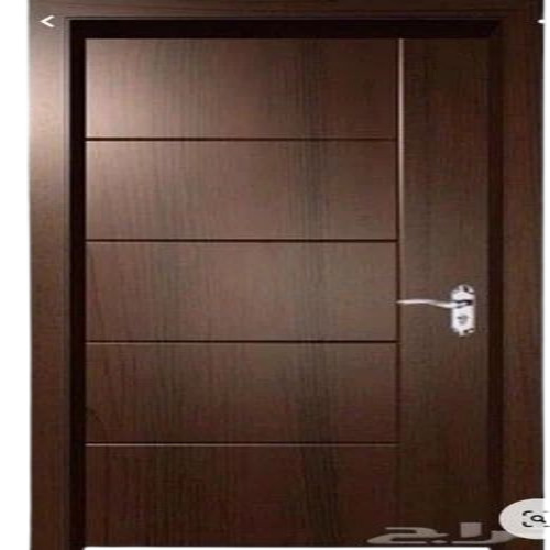 Wooden Laminated Doors - Teak Wood, Customized Size, Brown Color | Premium Quality, Finished Surface, Modern Design, Exterior Application
