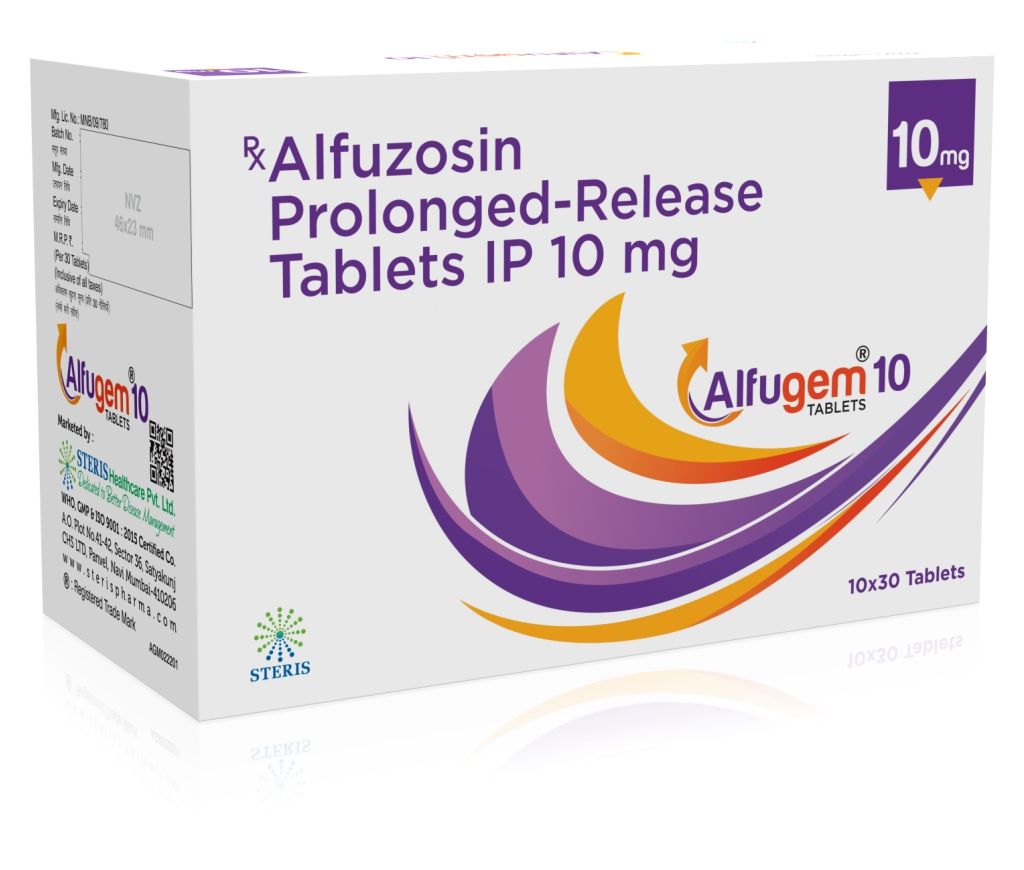 Alfuzosin Sr Tablets (10 Mg) - Acid Value: 0 %