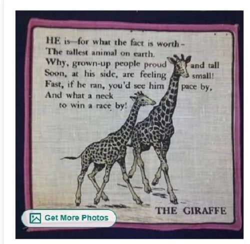 Animal Printed Children Handkerchief