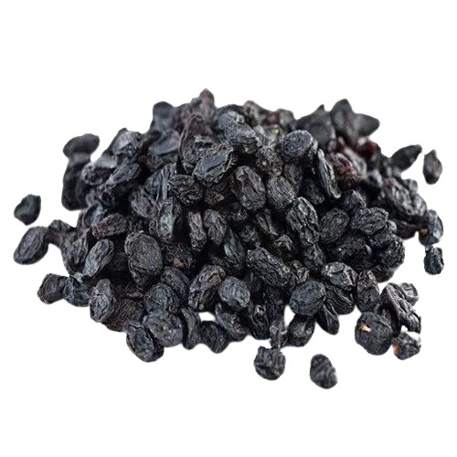 Black Raisins - Very Good Quality, Sun-Dried Elongated Variety | Fresh, Sweet, Health-Promoting Dry Fruit