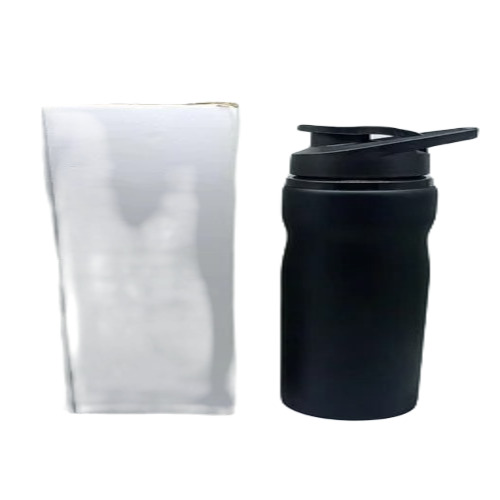 Customized Round Black Stainless Steel Water Bottle - 750ml Capacity, Screw Cap Sealing for Drinking and Gifting