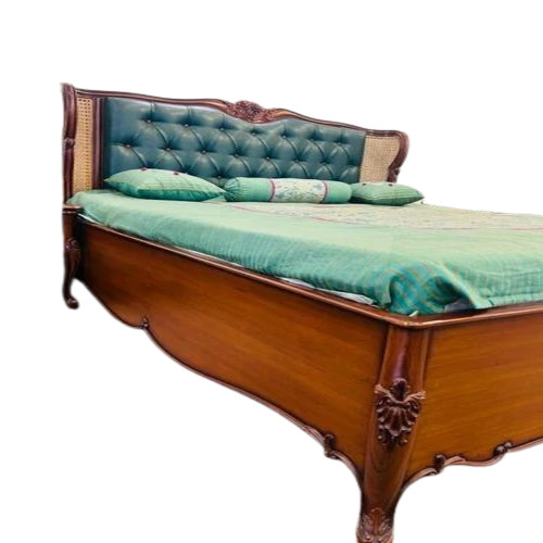 Can Wooden Double Bed