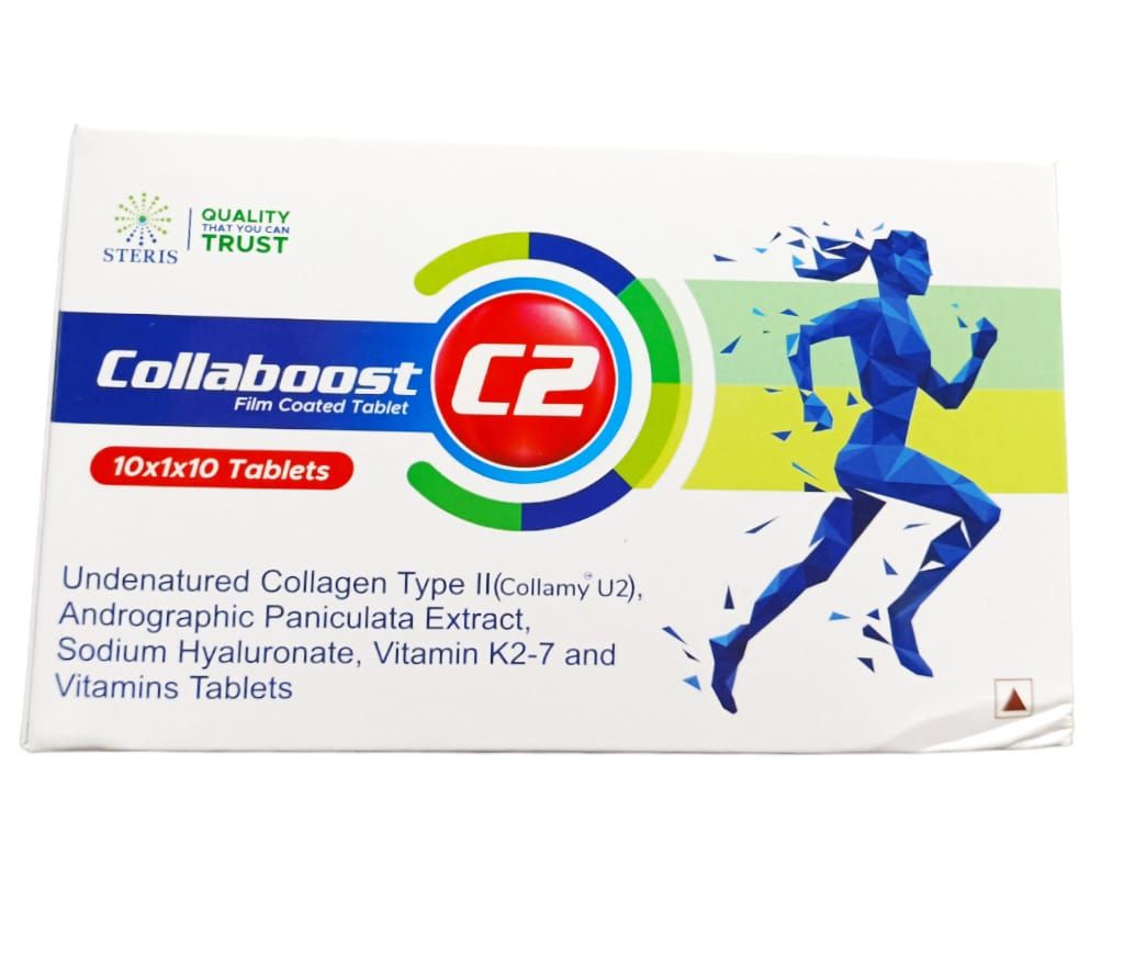 Collaboost C2 Film Coated Vitamin Tablets - Height: -1