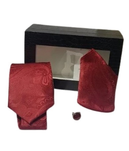 Designer Tie Set - Standard Size, Various Colors | Totally Hygienic, Excellent Finish, Breath Taking Look, Quality Tested