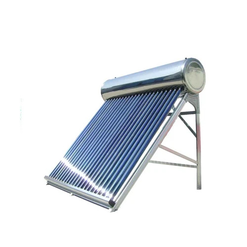 V-Guard Solar Water Heater - Stainless Steel, 60-100 lpd Capacity | Free Standing, 5 Year Warranty, Silver and Blue Finish