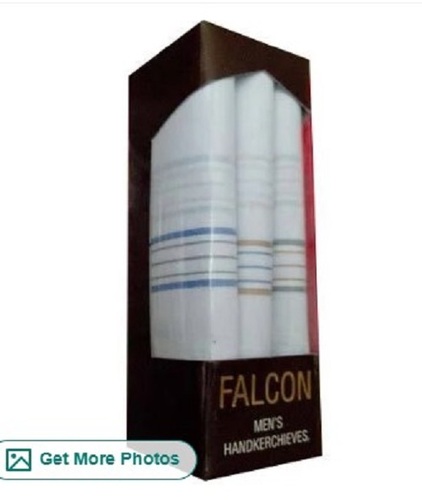 Mens Handkerchief - Cotton Blend, Standard Size, Printed Design | No Color Fade, Wrinkle Free, Perfect for Gifting, Timely Delivery