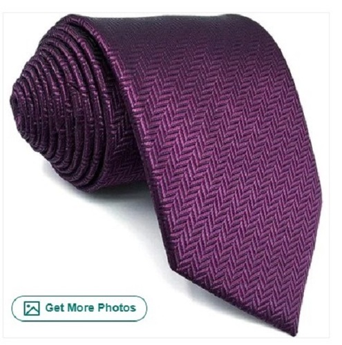 Mens Purple Tie