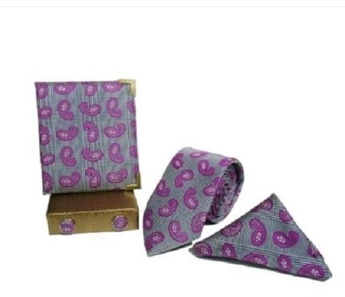 Mens Tie Set - Wrinkle Free Fabric Standard Size Various Colors - Skin Friendly Comfort True Value of Money