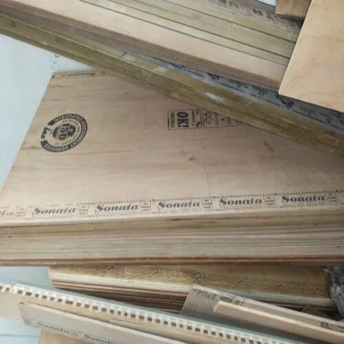 Premium Poplar Plywood - 18mm Thick, 8' x 4' Size | Matte Brown Finish, Ideal for Indoor/Outdoor Furniture