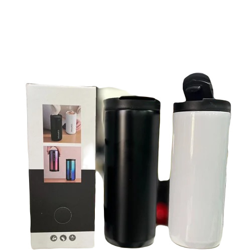 Stainless Steel Travel Mug - Color: Black