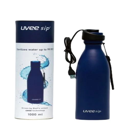 Customized Stainless Steel Water Bottle - Round Shape, Blue Color, Screw Cap Design | Perfect for Drinking and Gifting