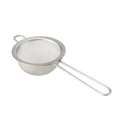Tea Strainers - Stainless Steel, Standard Size, Polished Silver Finish | Lightweight, Portable, Washable, Corrosion And Rust Resistant