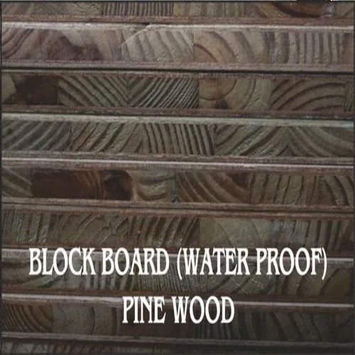 Water Proof Block Board - Premium Optimum Quality, Customized Size, Brown Color | Easy to Fit, Ideal for Indoor Commercial & Industrial Applications