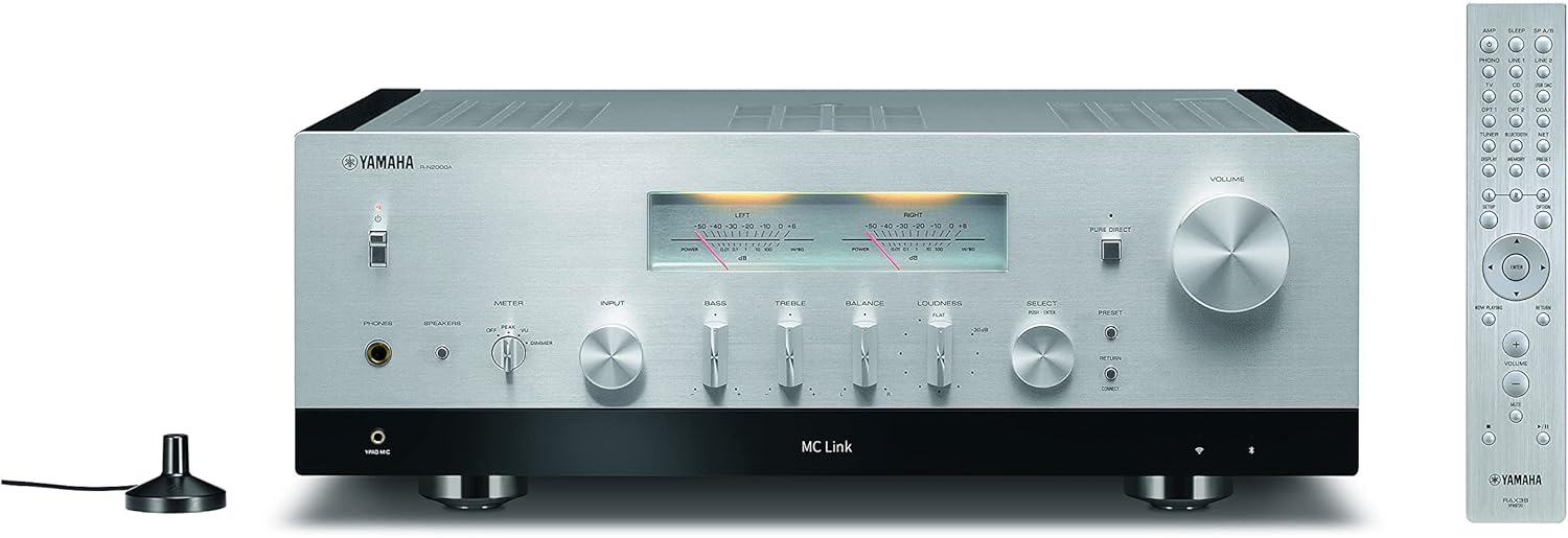 Yamaha Audio Yamaha R-N2000A Hi-Fi Network Receiver with Streaming, Phono and DAC 