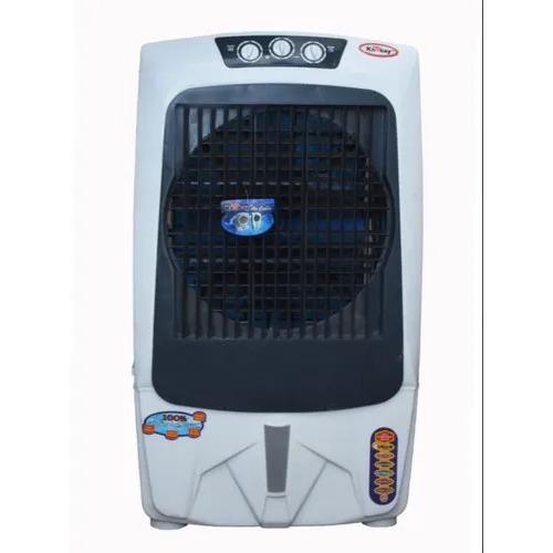KANBAY Personal Air Cooler - 75L Capacity Floor Standing Design | Manual Cleaning Green-White-Black Color Options 40-60 Ft Air Throw